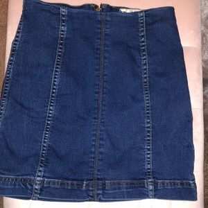 Free People Modern Femme Denim Mini skirt